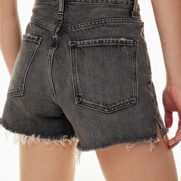 Agolde Black Jean Shorts - Picture 2 of 13